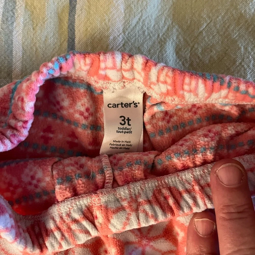 Cozy Pink Snowflake Pajama‎ Pants